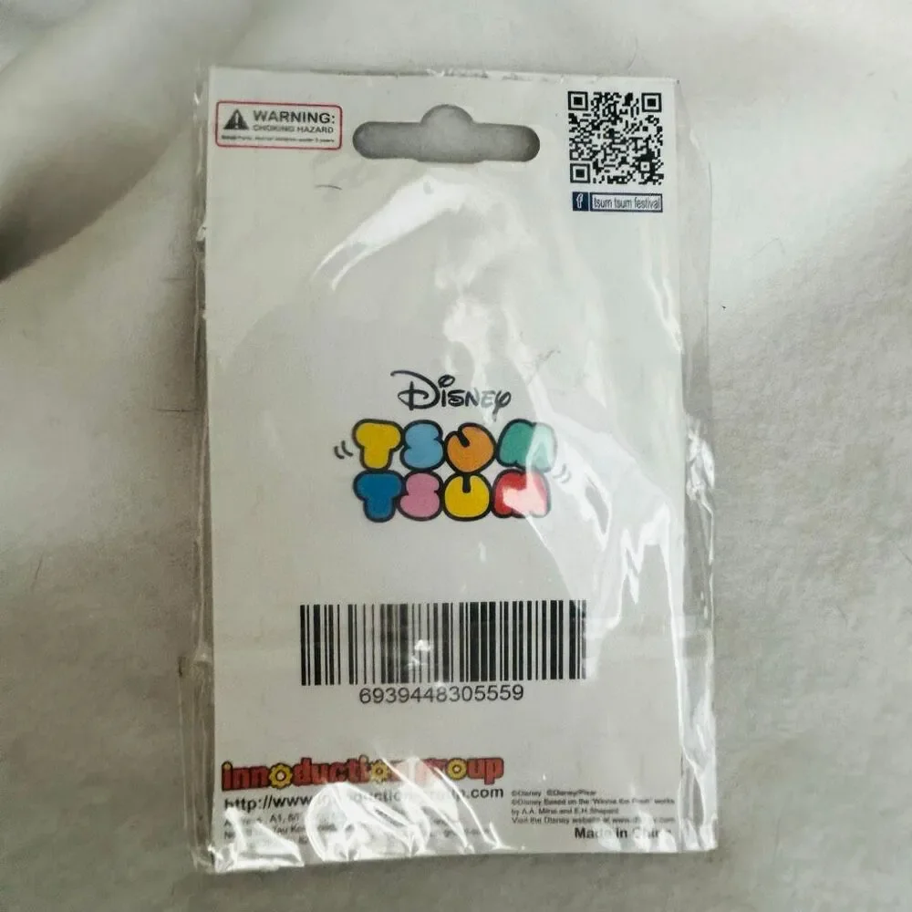 Official Disney Tsum Tsum Winnie the Pooh & Piglet Rubber Charm Strap Import NIP